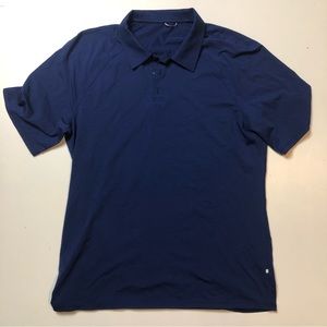 Kit and Ace Mens Golf Shirt Medium Blue Polo